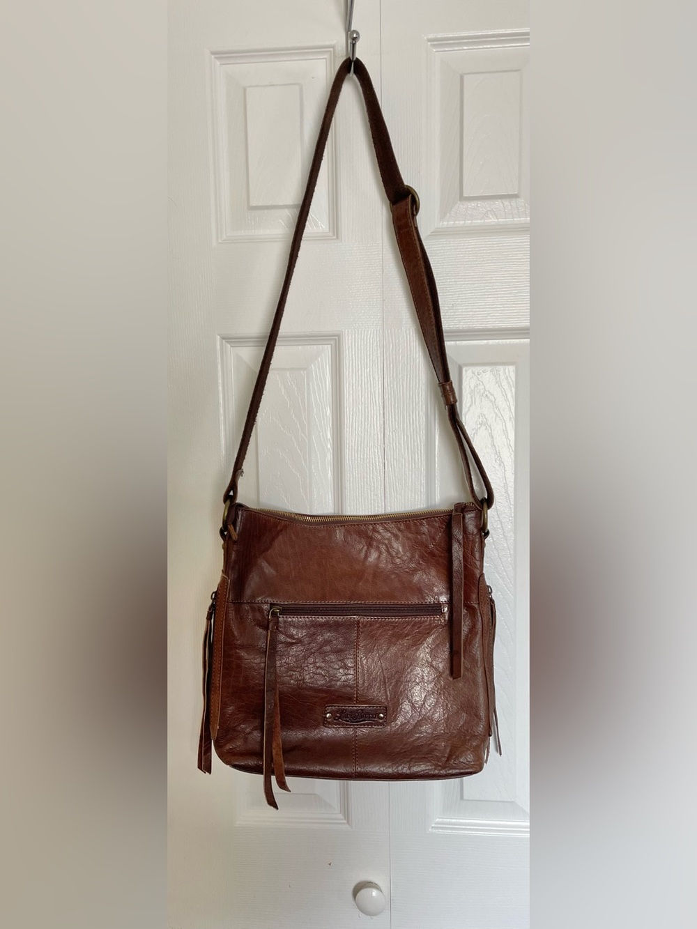 Lucky Brand Brown Leather Shoulder Bag